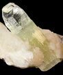 Zoned Apophyllite Crystals on Stilbite (Repaired) - India #44375-2
